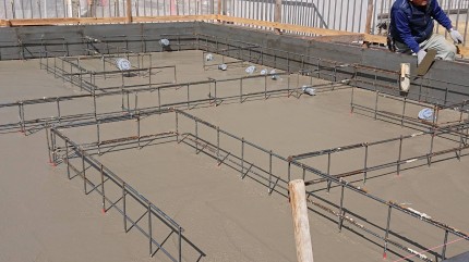 基礎生コン打設 基礎生コン打設