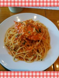 渡り蟹のパスタ 渡り蟹のパスタ