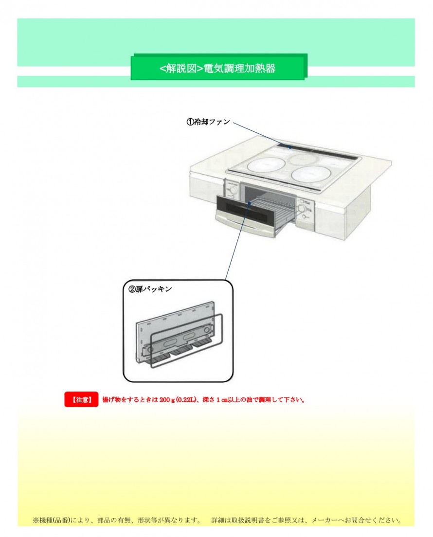 キッチンまわり/電気調理加熱器